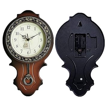 インテリア時計 antique wall clock Amazon.com: Clockswise Vintage Grandfather-Style Wall Clock